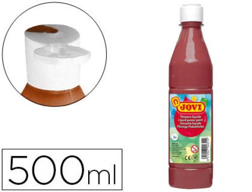 Guache liquido jovi 500 ml castanho , Jovi , 20116 , 8412027003698
